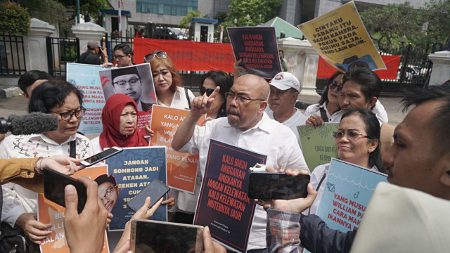 Aksi Mendukung Transparansi APBD di DPRD Jakarta