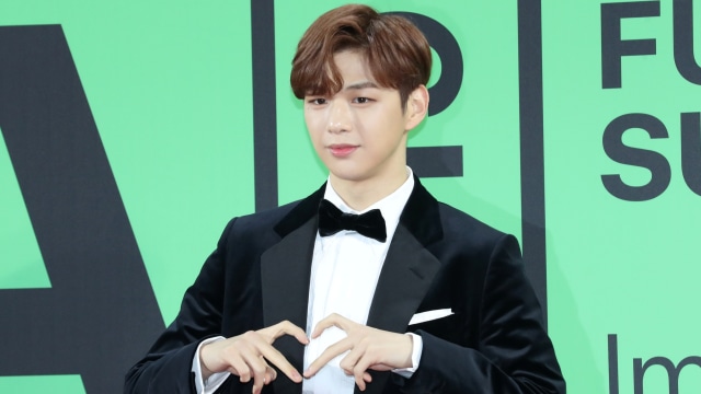 Penyanyi K-pop Kang Daniel. Foto: Yonhap via REUTERS