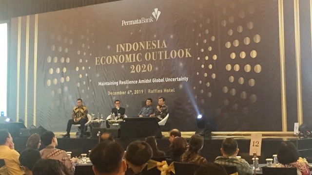 Acara Indonesia Economic Outlook 2020 yang digelar Bank Permata. Foto: Moh Fajri/kumparan 