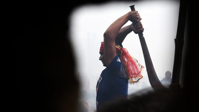 Kurban Hewan Massal di Nepal
