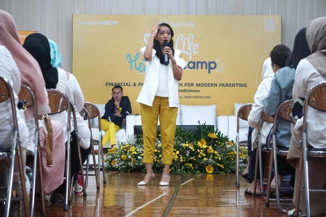 Sun life healty camp, Diana Suganda