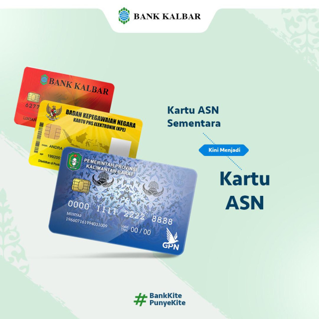 Bank Kalbar Distribusikan Kartu Asn Kumparan Com