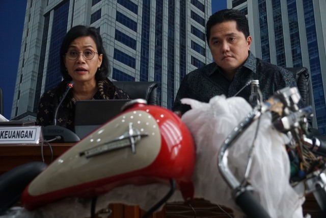 Sri Mulyani, Erick Thohi, Brompton, Harley Davidson