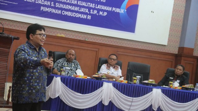 Sosialisasi Ombudsman RI "Tentang Arah Birokrasi dan Peningkatan Kualitas Layanan Publik". Foto: Dok. Humas Pemkab Mamuju