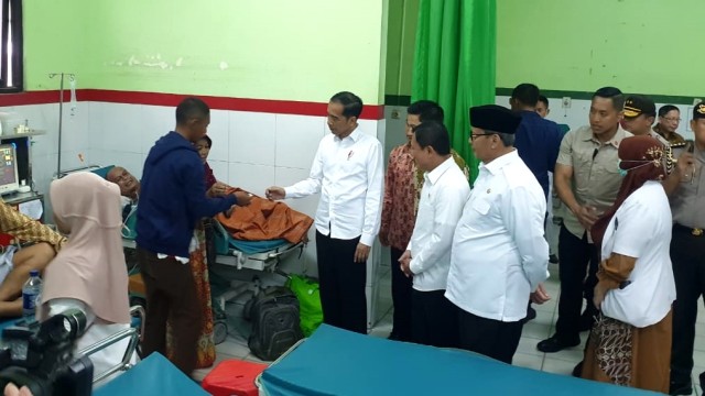 Terawan dampingi Jokowi sidak ke RSUD Cilegon