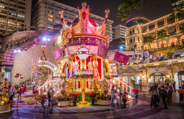 Perayaan Natal di Hong Kong Foto: Shutter Stock