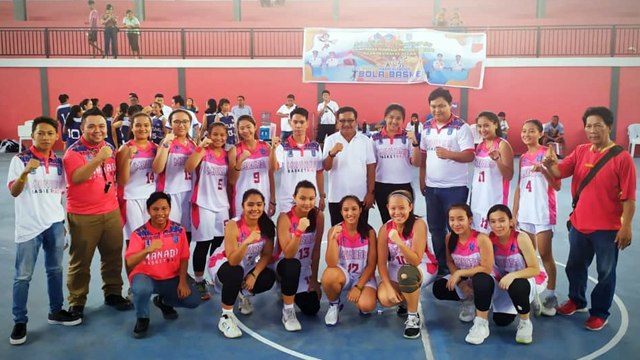 Tim Basket Putri Kota Manado di Pekan Olahraga Provinsi (Porprov) Sulut. Tim ini berhasil meraih dua emas untuk Kota Manado (foto: istimewa)