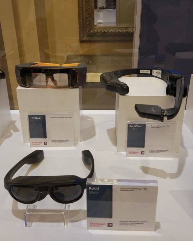 Kacamata VR untuk prosesor Qualcomm Snapdragon XR2. Foto: Edmiraldo Nanda Nopan Siregar/kumparan