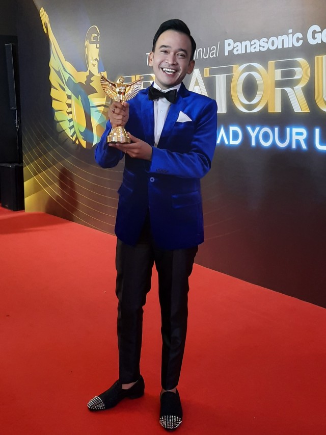 Ruben Onsu di The 22nd Annual Panasonic Gobel Awards, di kawasan Dharmawangsa, Jakarta Selatan, Jumat (6/12). Foto: Maria Gabrielle Putrinda/kumparan 