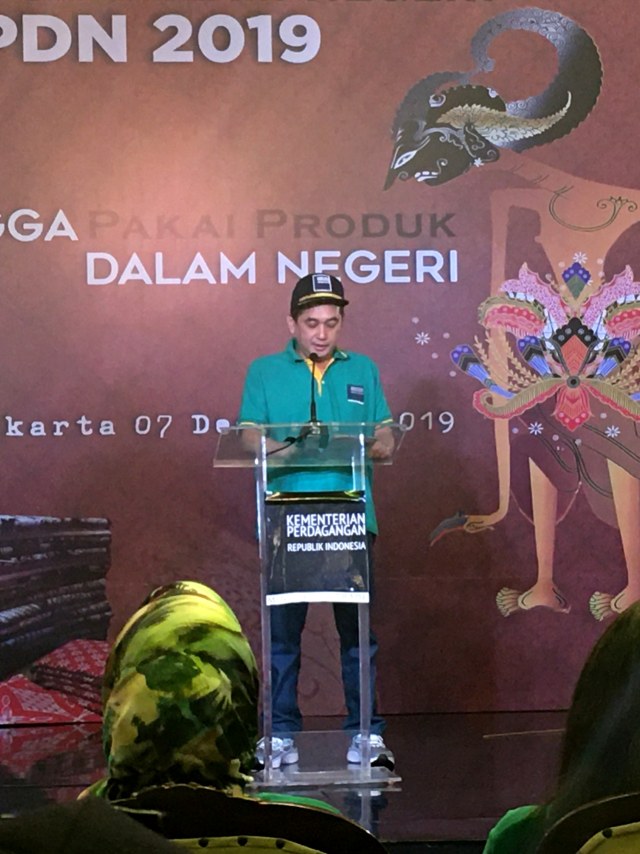Menteri Perdagangan Agus Suparmanto resmikan Gerakan Belanja Produk Dalam Negeri, Jakarta, Sabtu (7/12). Foto: Nicha Muslimawati/kumparan