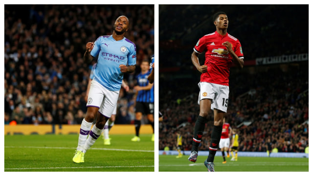 Sterling vs Rashford. Foto: Reuters