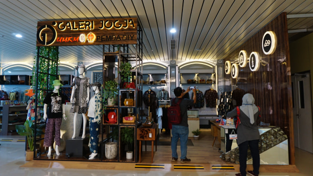 Galeri UMKM yang ada di Yogyakarta International Airport (YIA), Sabtu (7/12/2019). Foto: adn