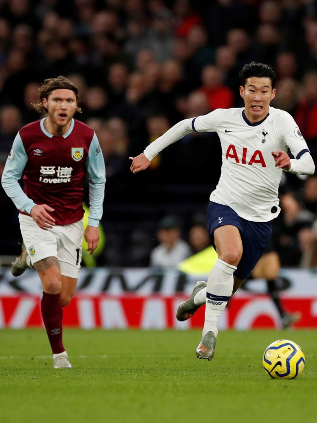 Pertandingan antara Tottenham Hotspur vs Burnley di Tottenham Hotspur Stadium, London, Inggris. Foto: Reuters/Paul Childs