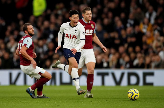 Pertandingan antara Tottenham Hotspur vs Burnley di Tottenham Hotspur Stadium, London, Inggris. Foto: Reuters/Paul Childs