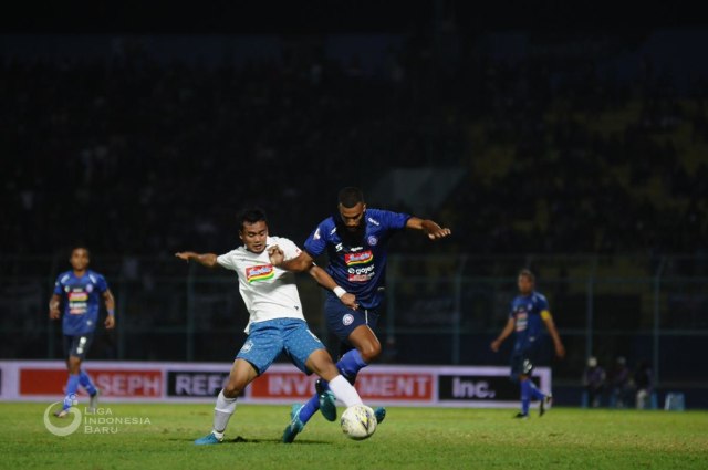 Arema FC vs PSIS Semarang di paruh pertama Liga 1 2019. (Foto: Dok. PT LIB)