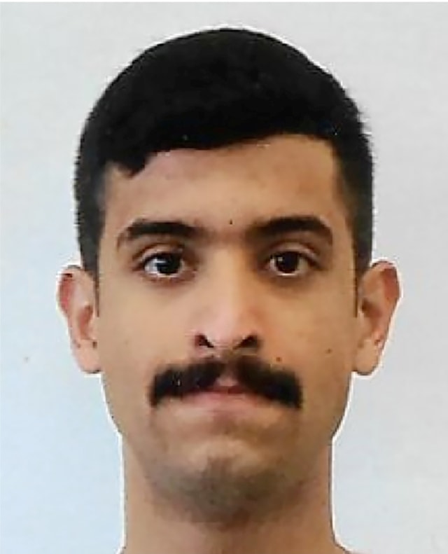 Letnan Dua Angkatan Udara Saudi, Mohammed Saeed Alshamrani, pelaku penembakan di pangkalan Angkatan Laut AS di Pensacola, Florida. Foto:  FBI / via REUTERS