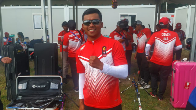 Atlet panahan  Indonesia, Hendra Purnama. Foto: Dok. NOC Indonesia