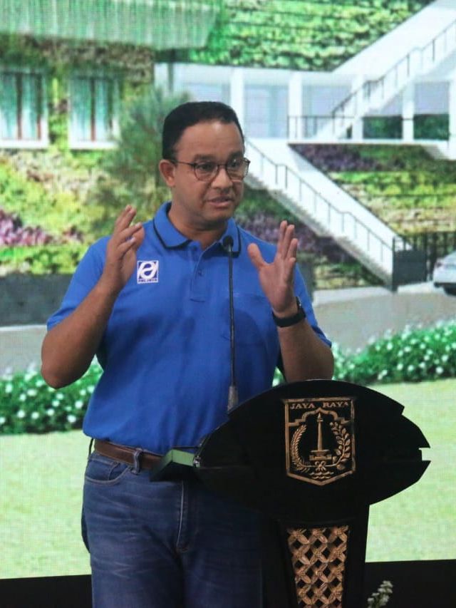 Gubernur DKI Jakarta Anies Baswedan saat menghadiri Ground Breaking IPAL Domestik Krukut, Minggu (8/12). Foto: Dok. Pemprov DKI Jakarta