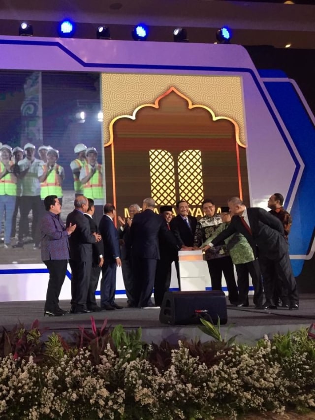 Luhut hingga Erick Thohir Hadiri Grounbreaking Menara Syariah di PIK (127816)