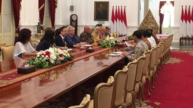 Delegasi Aksi Stop TBC Dunia bertemu Presiden Jokowi