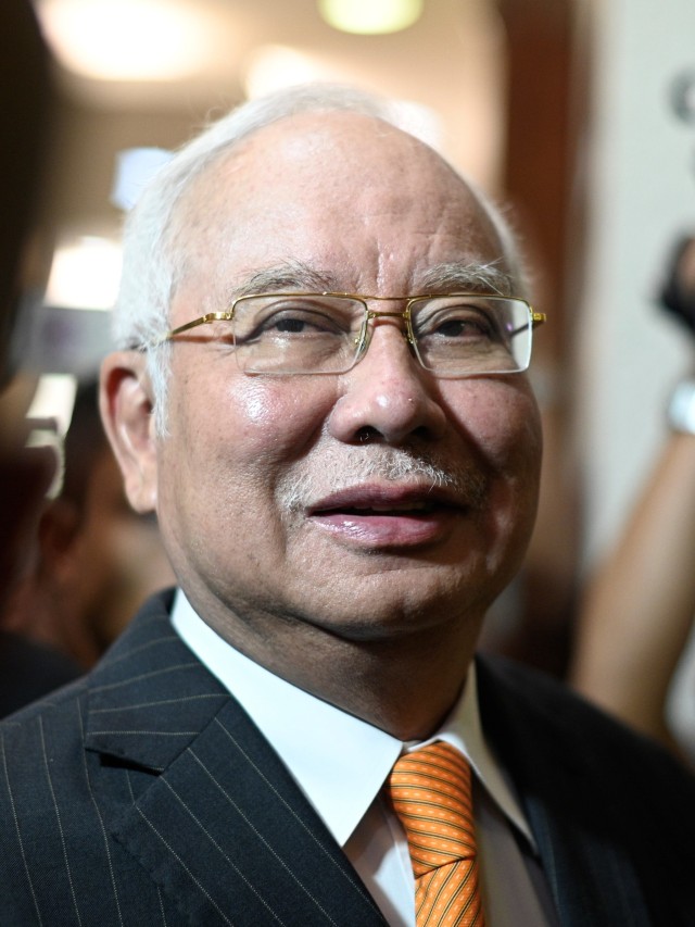 Mantan Perdana Menteri Malaysia, Najib Razak. Foto: AFP/MOHD RASFAN