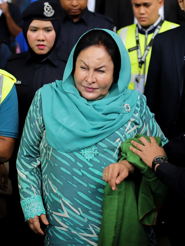 Rosmah Mansor istri dari Mantan Perdana Menteri Najib Razak. Foto: AFP/SADIQ ASYRAF