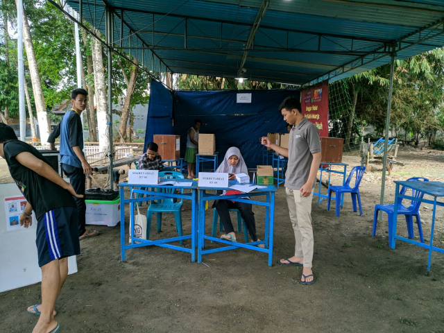 Suasana jelang pemilihan Ketua RT dan RW di Dusun Krapyak, Sidoarum, Godean, Sleman, DIY. Foto : Agam Shani Rasyid.