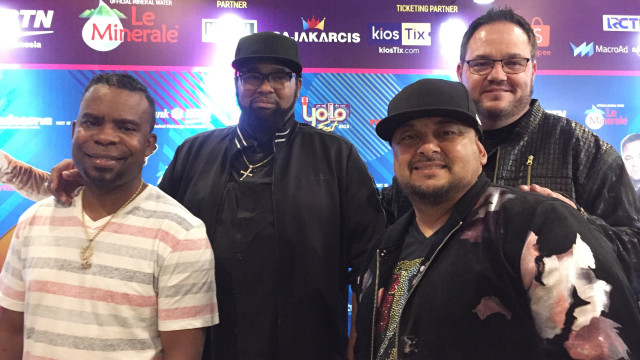 All-4-One di konferensi pers ‘Yolofest 2019’. Foto: Sarah Yulianti Purnama/kumparan