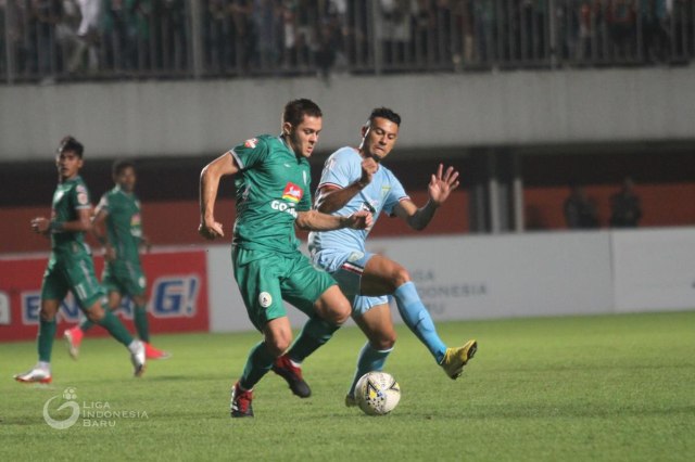 PSS Sleman vs Persela Lamongan di pekan ke-14 Liga 1 2019. (Foto: Dok PT LIB)