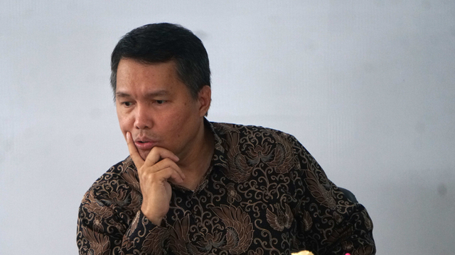 Ketua dewan pengurus AAJI Budi Tampubolon, saat memaparkan kinerja industri asuransi jiwa kuartal III 2019 di rumah AAJI, Jakarta, Rabu (11/12). Foto: Irfan Adi Saputra/kumparan