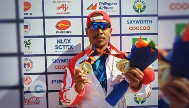 Pedayung asal Gowa Sulawesi Selatan, Anwar Tarra meraih emas di SEA Games 2019 Filipina, (Int).