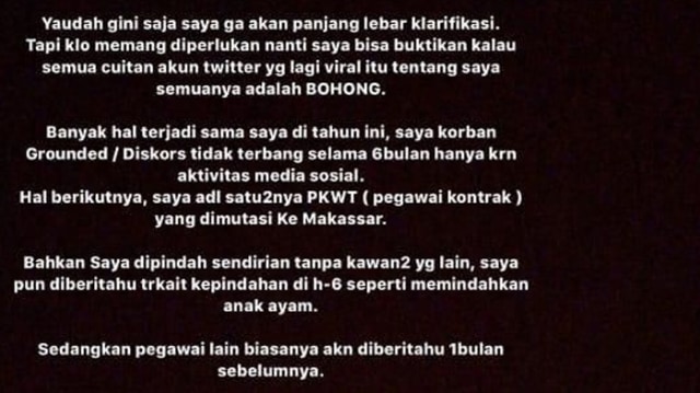 Klarifikasi Cyndyana Lorens, Adik Kriss Hatta Soal Isu Dirut Garuda (244905)