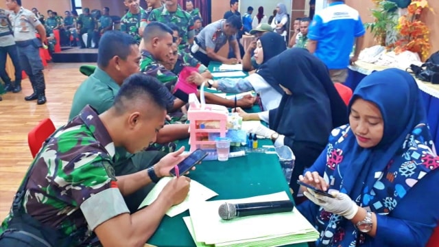 135 Personel TNI-Polri di Gorontalo Gelar Aksi Donor Darah (29396)