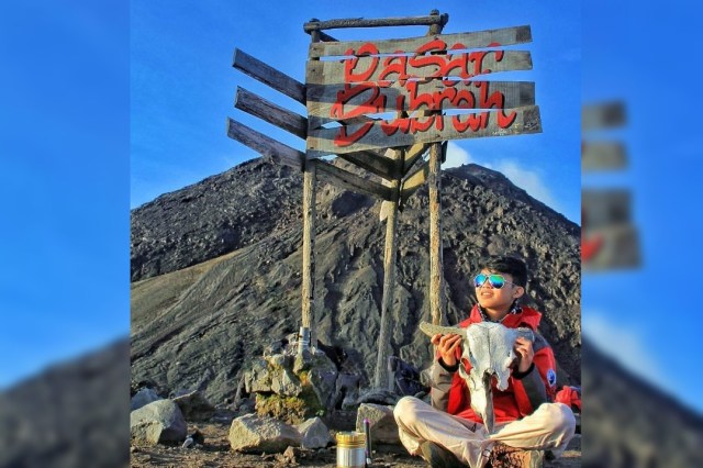 Pasar Bubrah di Gunung Merapi. Foto: facebook/Wahana PendakiIndonesia