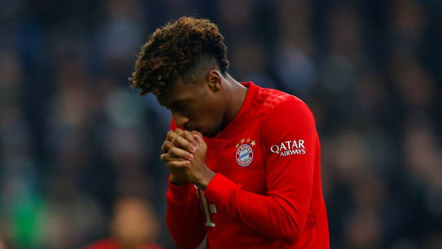 Penyerang sayap Bayern Muenchen, Kingsley Coman.  Foto: REUTERS/Thilo Schmuelgen