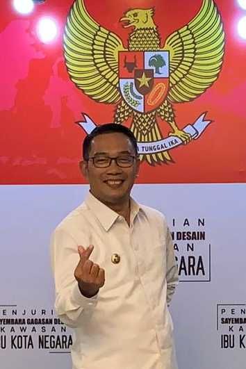 Gubernur Jawa Barat, Ridwan Kamil dalam acara Penjurian Desain Ibu Kota Negara. Foto: Mirsan Simamora