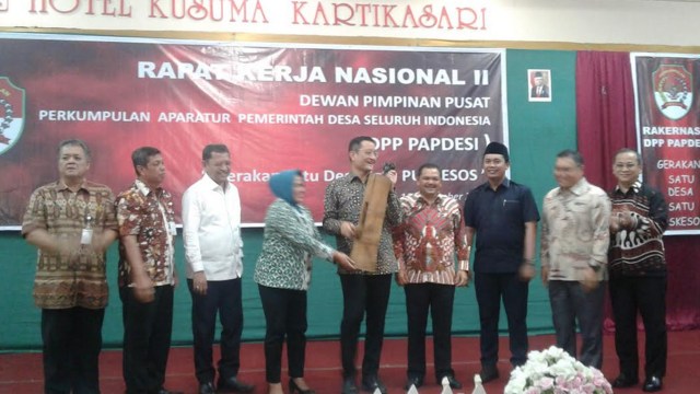 Rapat kerja nasional di Kota Solo, Jawa Tengah. (Agung Santoso)