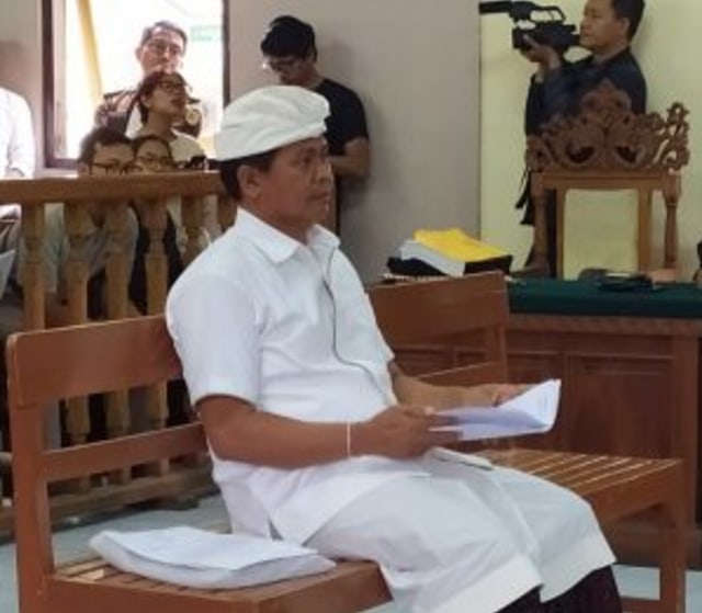 Mantan Wagub Bali Dituntut 15 Tahun Penjara