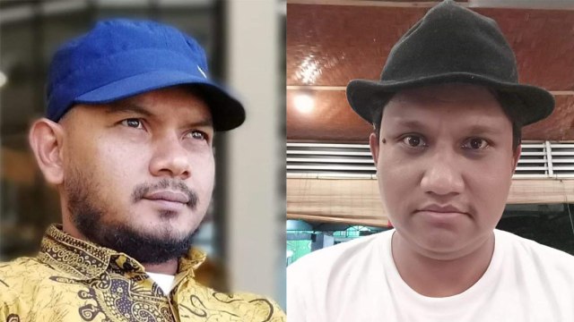 Zulfikar Muhammad (kiri) dan Hendra Saputra.