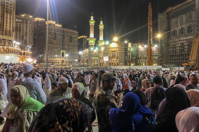 Pintu masuk Masjidil Haram, Makkah, 4 April 2019. Foto: Suparta/acehkini.