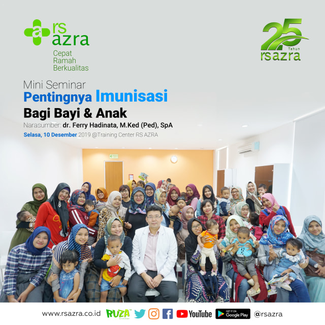 RS AZRA Adakan Mini Seminar Pentingnya Imunisasi Bagi Bayi Dan Anak