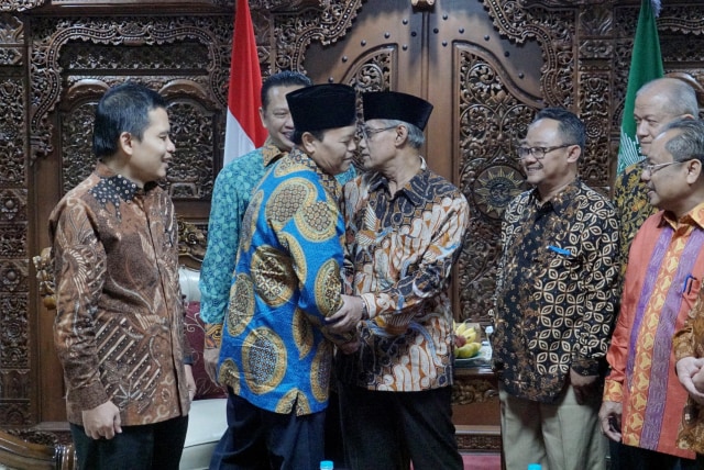 Foto: Pimpinan MPR Temui PP Muhammadiyah Bahas Amandemen UUD 1945 (19829)