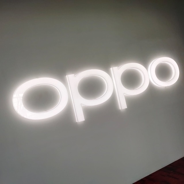 Logo baru Oppo. Foto: Aulia Rahman Nugraha/kumparan