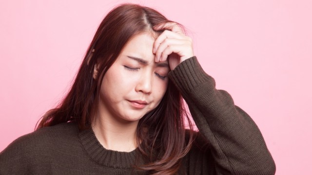 ilustrasi wanita cemas, stres atau depresi Foto: Shutterstock