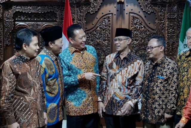 Foto: Pimpinan MPR Temui PP Muhammadiyah Bahas Amandemen UUD 1945 (19830)