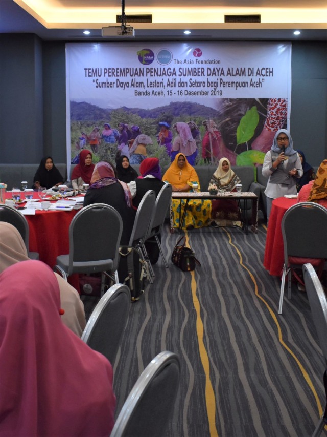 Pertemuan para perempuan akar rumput penjaga SDA Aceh. Foto: Adi Warsidi/acehkini 