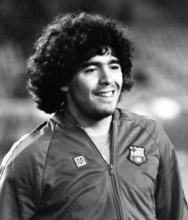 Diego Maradona, FC Barcelona, POTRAIT