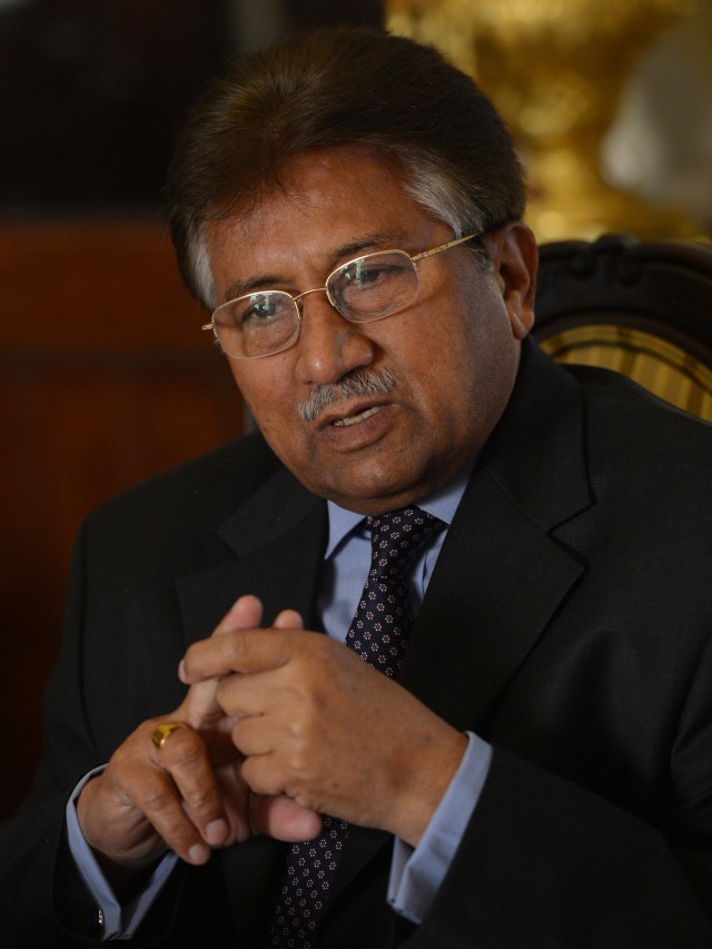 Mantan Perdana Menteri Pakistan, Pervez Musharraf.  Foto: AFP/FAROOQ NAEEM