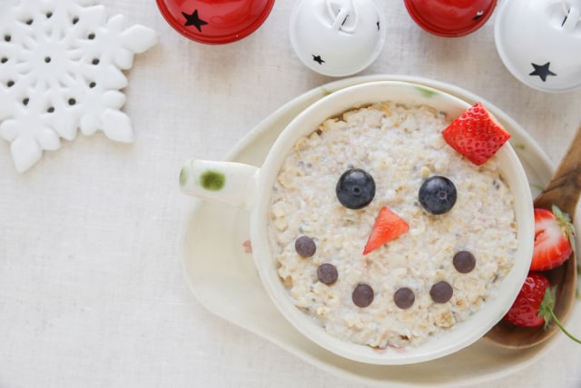 Oatmeal Snowman Foto: Shutterstock