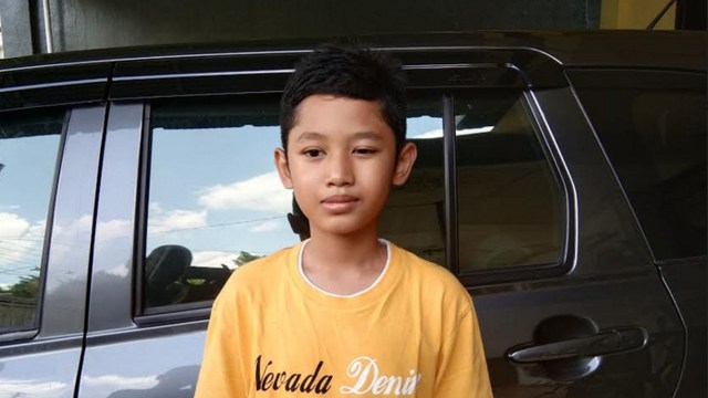 Lembah Manah, bocah 9 tahun asal Kota Solo. (Tara Wahyu)